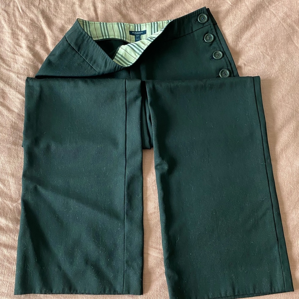 *SOLD* burberry women bell bottom pants size 12 US